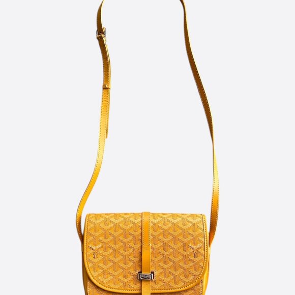Goyard Yellow Belvedere PM Messenger Bag - Picture 1 of 6